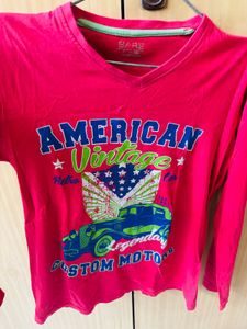 Pink American Vintage Long Sleeve