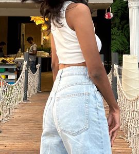 White bodycon CropTop