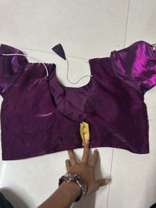 Elegant Purple saree  Set