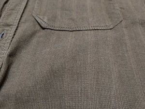 Brown Corduroy Long Sleeve Shirt