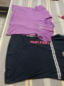 Navy &#39;Run Fast&#39; Tee