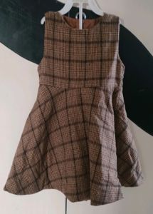 Girls Wool Jacket And Frock