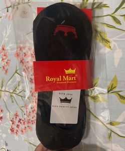 SEAL PACKED- Black No-Show Socks (FREE SIZE)