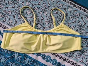 Yellow Bikini Top