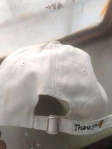 Aesthetic White Cap