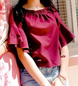 Flared Slevees Top