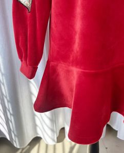 Korean Velvet Hoodie Dress