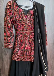 Embroidered Indo Western Dress
