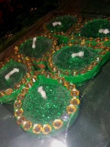 Handmade candle diyas