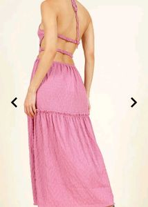 Flared Cinched Waist Dress