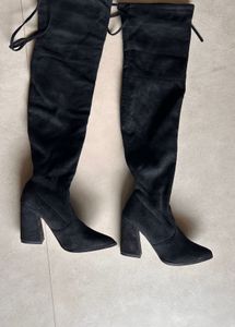 Black Over-the-Knee Boots