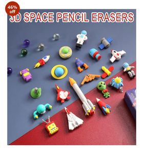 Space Explorer Eraser Set