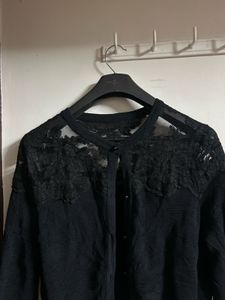 Black Lace Cardigan