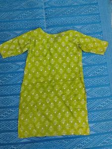 Lime Green Kurta