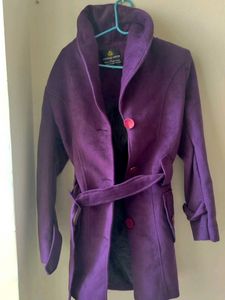 Purple Coat For Winters