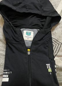 Black Hoodie &amp; Sweatpants Set