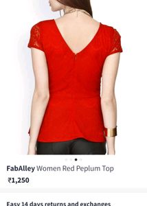 🎀Red Lace Tops🎀