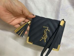 YSL Black Card Case