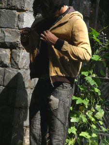 Men&#39;s Corduroy Hooded Jacket