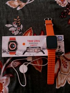 T800 Ultra Smartwatch - Orange Band