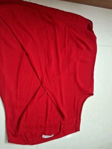 Red Sleeveless Top