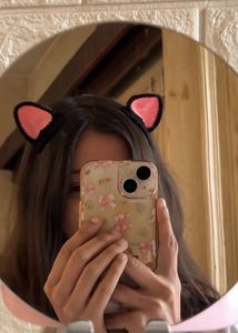 Cat Ear Hair Clip Black