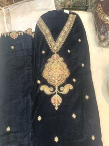 Elegant Velvet dress material