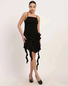 Chic Black Mini Dress(Brand:Shein)