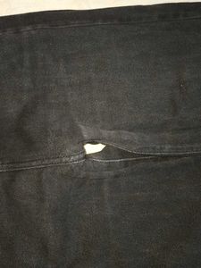 Black Straight Leg Jeans