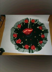 Hariyali Teej Green Dress For Laddu gopal
