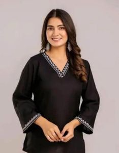 Elegant Black Kurta