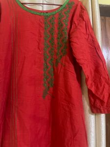 Red Kurta