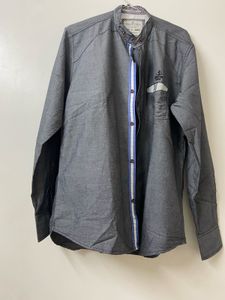Grey denim shirt