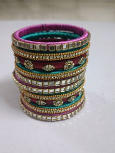 10% Off!! Exquisite Handmade Thread Bangles - 10