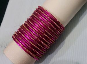Fancy 3 Dazan Glass Chudiya