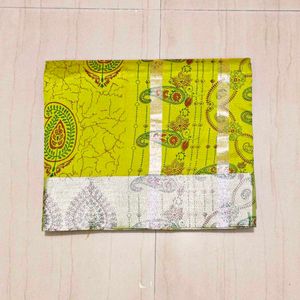 Green Paisley Saree