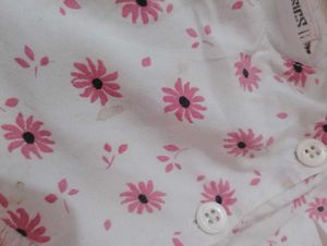 Pink Floral Baby Dress