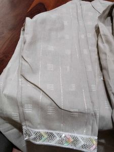 Stitched Cotton Kurti Pant Dupatta