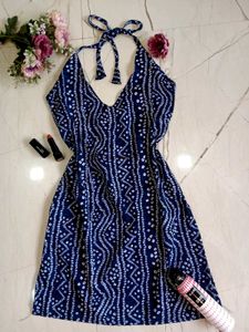 🆕 Viral Halter Neck Back Criss-crossneck Kurti 🎀