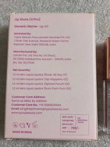 Typsy Beauty Mini Lipstick -rose All Day