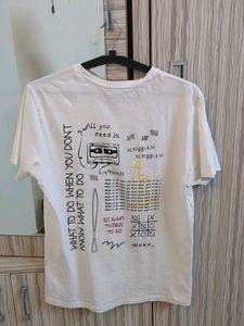 White Graphic Tee