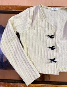 Vintage  Textured Cardigan