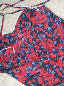Floral Bustier Top From Shein