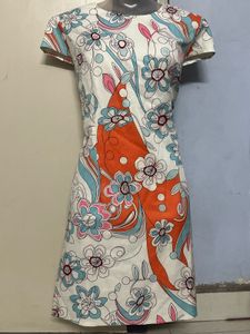 Pintrest Korean Floral Print Dress