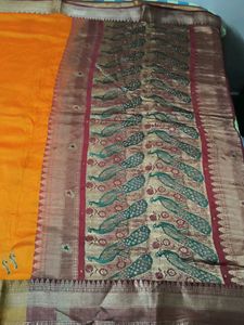 Vintage Paithani Chanderi Silk Saree