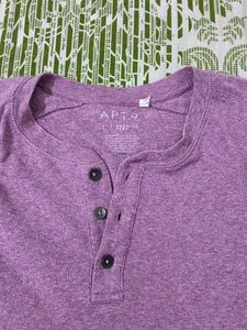 Men&#39;s Purple Long Sleeve Shirt