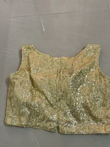 Golden Sequin Blouse