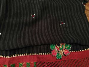 Elegant Black Saree