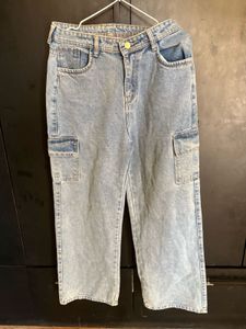 Pair Of 2 Denim Cargo