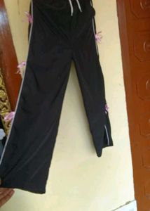 Straight Fit Black Trendy Pant